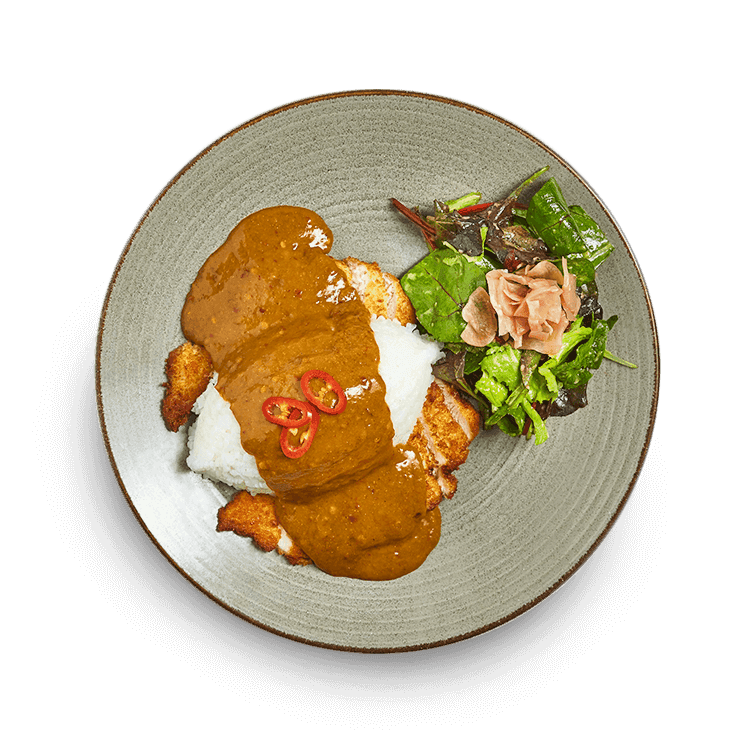 hot chicken katsu curry