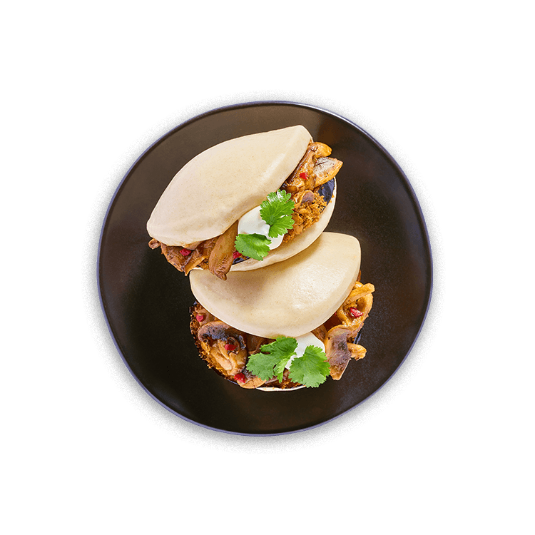 oyster + shiitake mushrooms